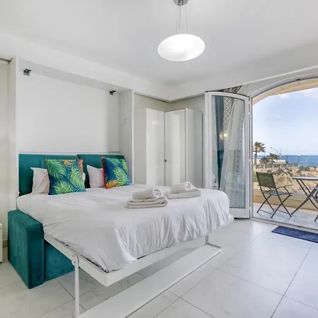 Apartment Seafront, Studio With Private Seaview Terrace By 360 Estates